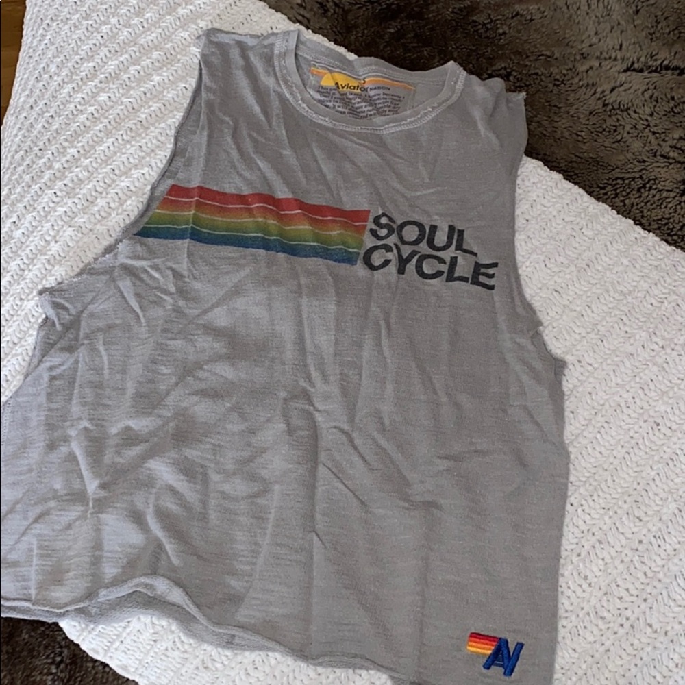 Aviator Nation x Soul Cycle tank top